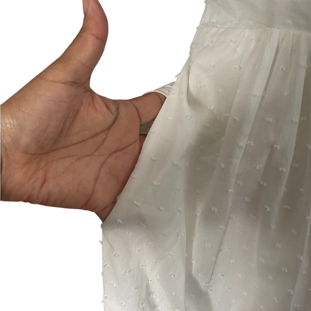 ModCloth_White Button-Front Spaghetti Strap Mixi Dress_12 - Picture 6 of 8